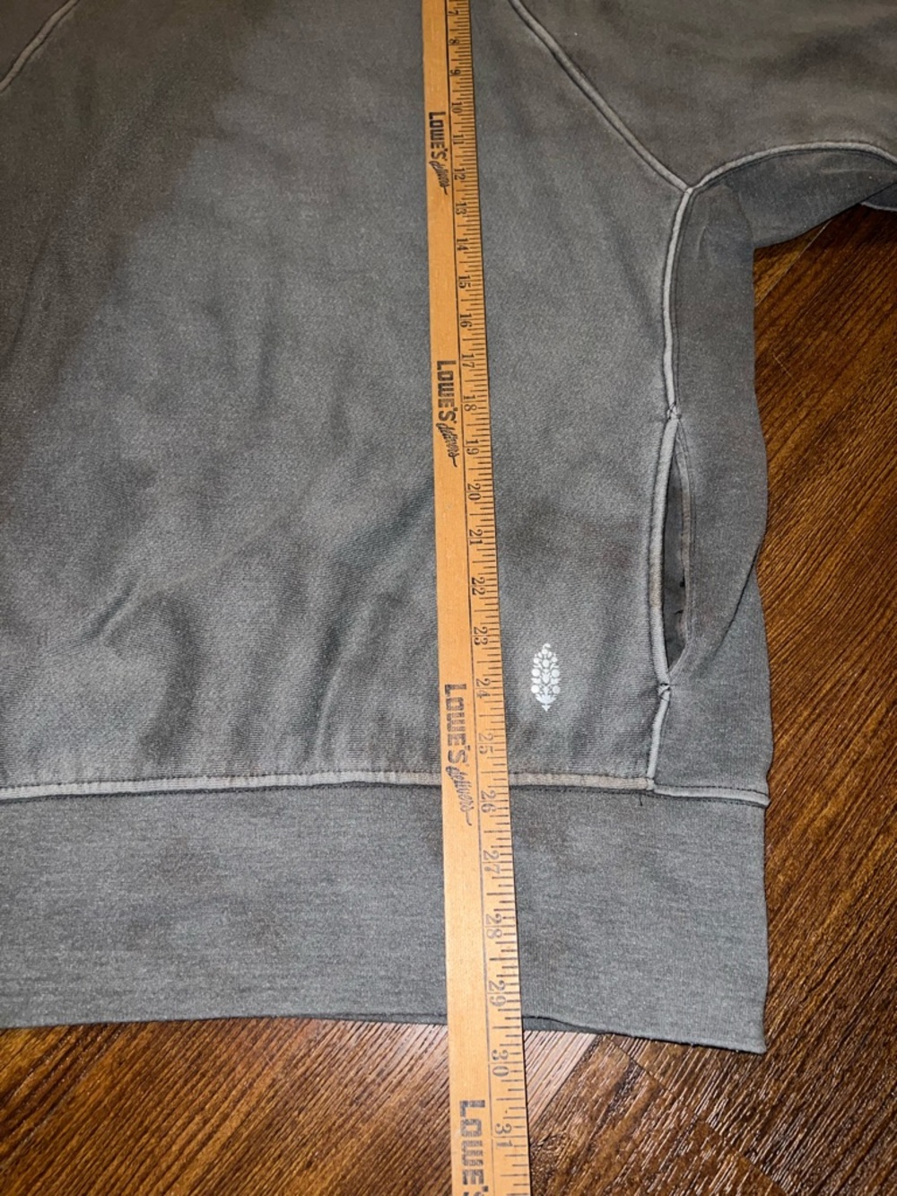 FP Movement Gray Better Days One of a Kind Oversized Pullover Sweatshirt Size M - Picture 9 of 13